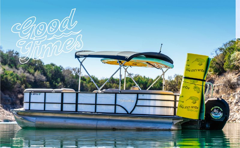 Pontoon Party Boats on Lake Travis